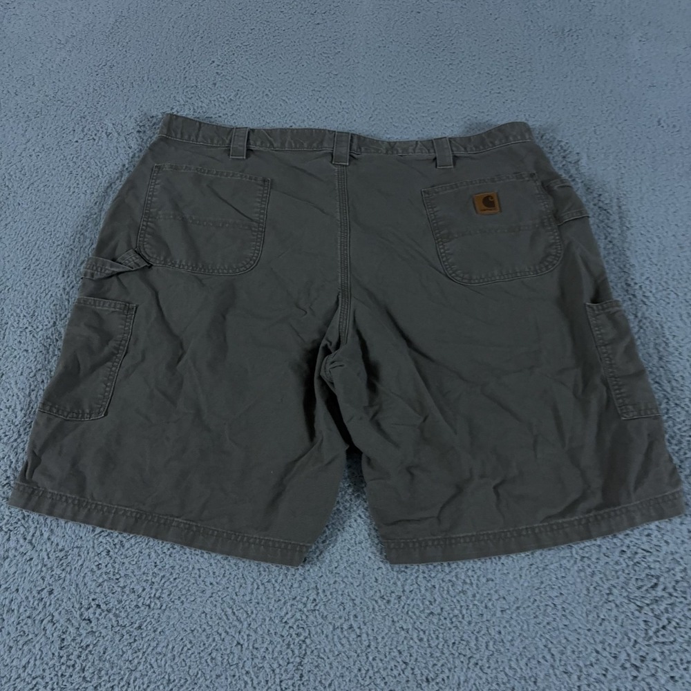 VTG Carhartt Shorts Mens 42 Loose Fit Canvas Utility Work 11" B147 Carpenter Y2K
